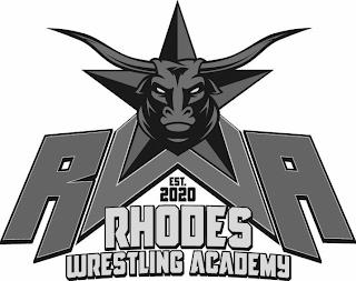 RWA EST. 2020 RHODES WRESTLING ACADEMY trademark