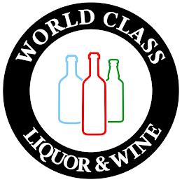 WORLD CLASS LIQUOR & WINE trademark