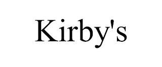 KIRBY'S trademark