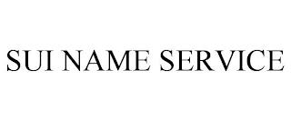 SUI NAME SERVICE trademark