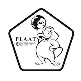 PLAAT PHYSICAL LIBRARY FOR AGRICULTURAL ANALYSIS AND TESTINGANALYSIS AND TESTING trademark