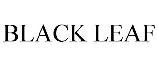 BLACK LEAF trademark