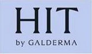 HIT BY GALDERMA trademark