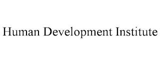 HUMAN DEVELOPMENT INSTITUTE trademark