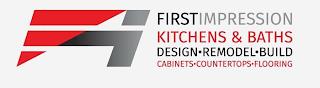 FIRST IMPRESSION KITCHENS & BATHS DESIGN· REMODEL· BUILD CABINETS· COUNTERTOPS· FLOORING trademark