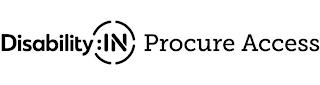 DISABILITY:IN PROCURE ACCESS trademark