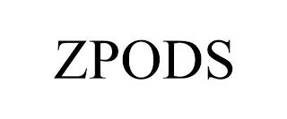 ZPODS trademark