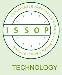 ISSOP SUSTAINABLE INNOVATION WITHOUT PLANNED OBSOLESCENCE TECHNOLOGY trademark