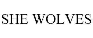 SHE WOLVES trademark