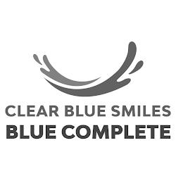 CLEAR BLUE SMILES BLUE COMPLETE trademark