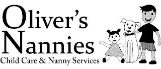 OLIVER'S NANNIES CHILD CARE & NANNY SERVICES trademark