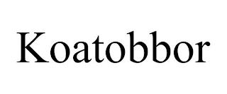 KOATOBBOR trademark