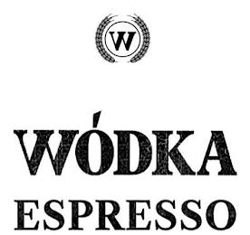 W WÓDKA ESPRESSO trademark