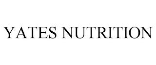 YATES NUTRITION trademark