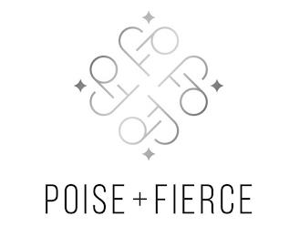 POISE + FIERCE PF PF PF PF trademark