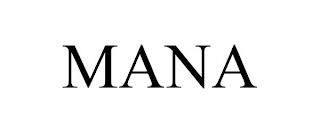 MANA trademark