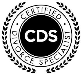 CERTIFIED · DIVORCE SPECIALIST · CDS trademark