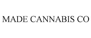 MADE CANNABIS CO trademark