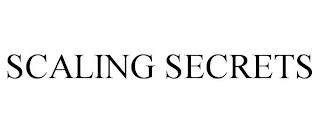 SCALING SECRETS trademark