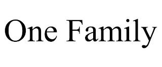 ONE FAMILY trademark