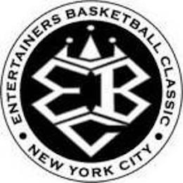 EBC ENTERTAINERS BASKETBALL CLASSIC NEW YORK CITY trademark