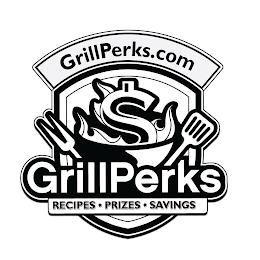 GRILLPERKS.COM GRILLPERKS RECIPES PRIZES SAVINGS $ trademark