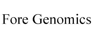 FORE GENOMICS trademark