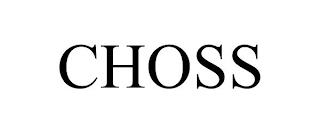 CHOSS trademark