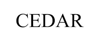 CEDAR trademark