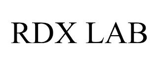 RDX LAB trademark