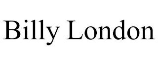 BILLY LONDON trademark