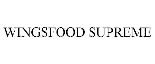 WINGSFOOD SUPREME trademark