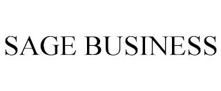 SAGE BUSINESS trademark