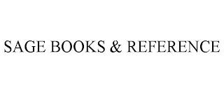 SAGE BOOKS & REFERENCE trademark