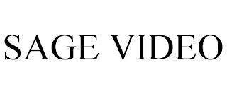 SAGE VIDEO trademark