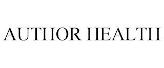 AUTHOR HEALTH trademark