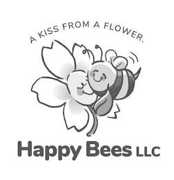 A KISS FROM A FLOWER. HAPPY BEES LLC trademark