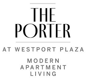 THE PORTER AT WESTPORT PLAZA MODERN APARTMENT LIVING trademark