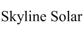 SKYLINE SOLAR trademark