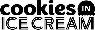 COOKIES IN ICE CREAM trademark