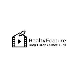 REALTY FEATURE DRAG · DROP · SHARE · SELL trademark