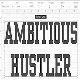 AMBITIOUS HUSTLER trademark