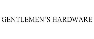 GENTLEMEN'S HARDWARE trademark