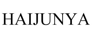 HAIJUNYA trademark