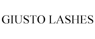 GIUSTO LASHES trademark