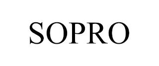 SOPRO trademark