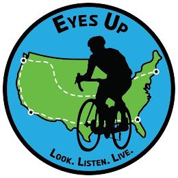 EYES UP LOOK. LISTEN. LIVE. trademark