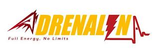 ADRENALINA FULL ENERGY, NO LIMITS trademark