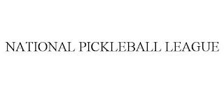 NATIONAL PICKLEBALL LEAGUE trademark