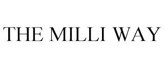 THE MILLI WAY trademark